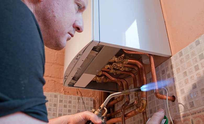 Enjoy endless hot water with a tankless water heating system.