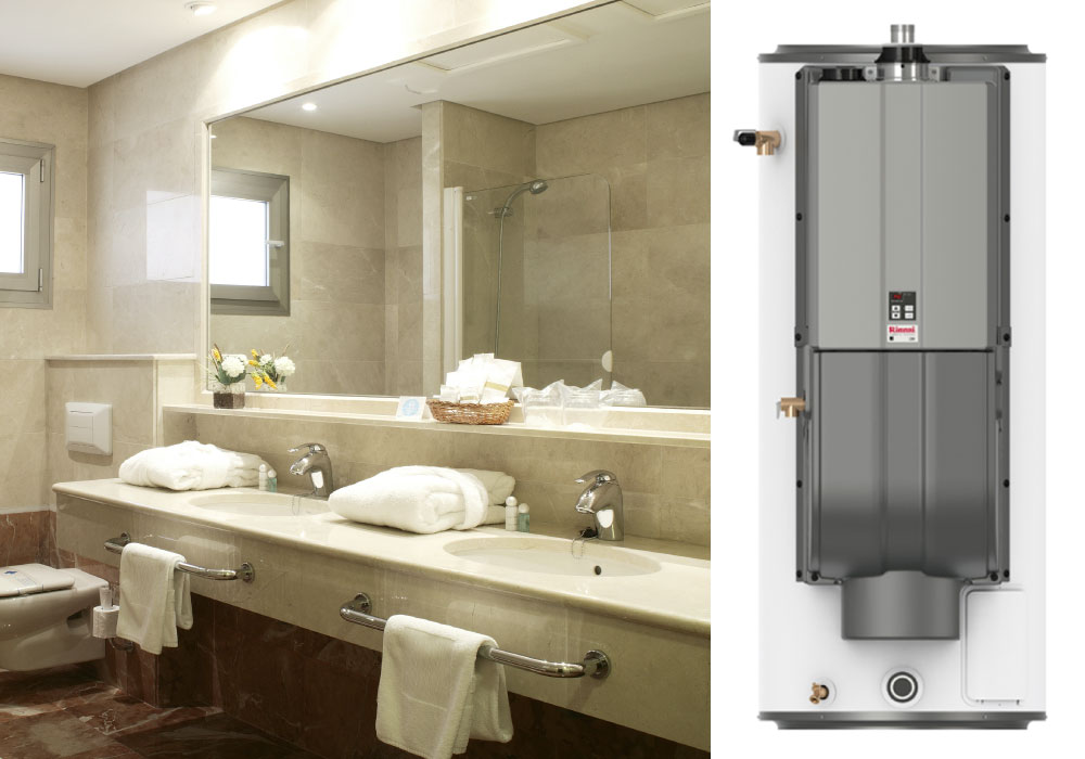 The Rinnai Demand Duo is designed to keep up with your commercial water heating needs!