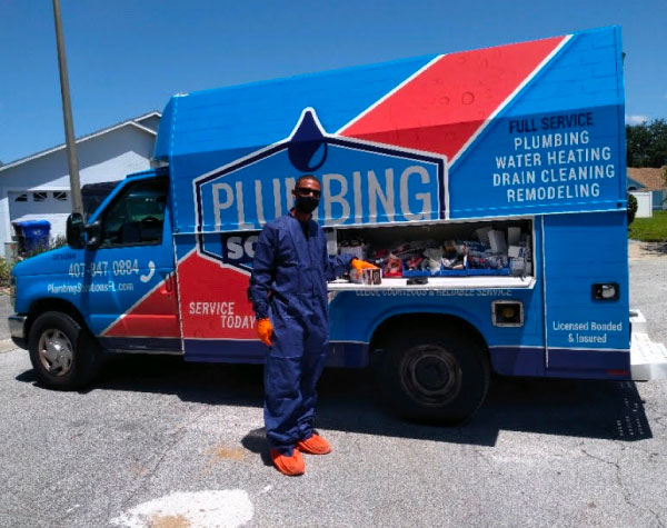 Plumbing Solutions Covid precautions.