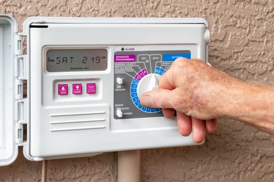 Programming a smart irrigation controller