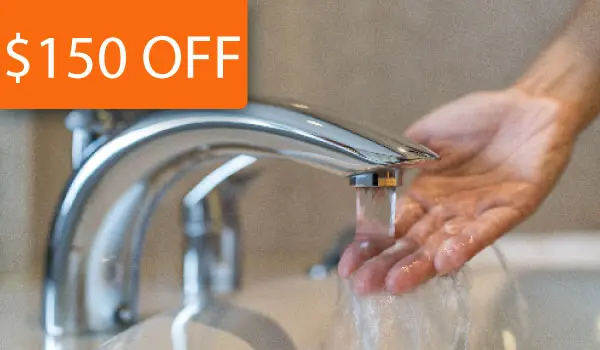 Save $100 on a new water heater installation or replacement!